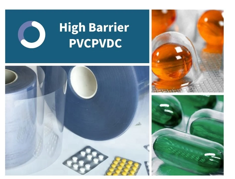 High Quality Colorful PVC/PVDC PVC/PE High Barrier Rigid Film for Pharmaceutical Packaging