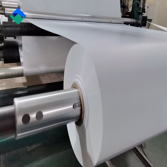 Jiangtai Rigid Offset Printing Vinyl PVC Plastic Sheet Matt White PVC Sheet Roll