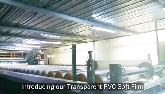 Clear PVC Soft Film for Reliable and Durable Packaging Materials. 