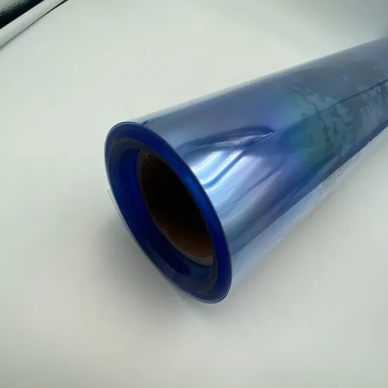 Transparent Light Blue Rigid PETG Medical Sheet 