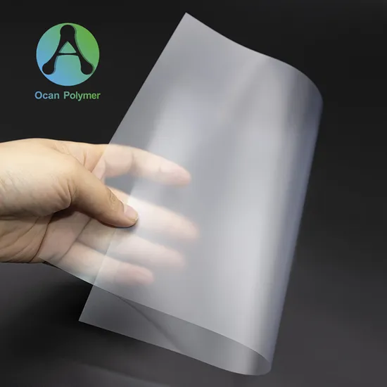 High Quality Customized Sheet 0.3mm Rigid Transparent Plastic Products Matt PVC 