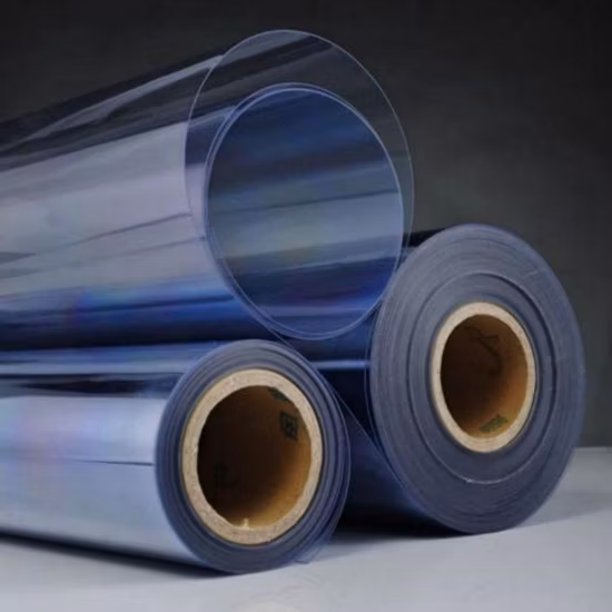 Plastic Clear PVC Sheet Suppliers Transparent Rigid PVC Sheet for Folding Boxes Vacuum Forming