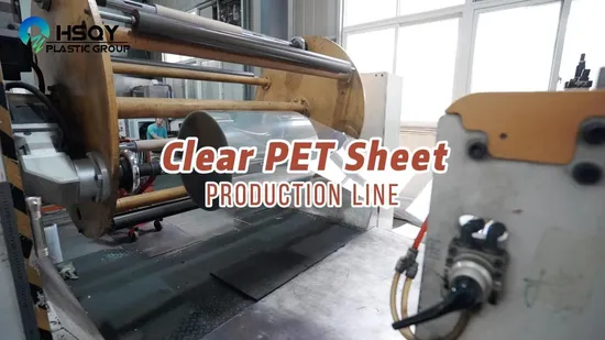 Custom Plastic Pet Sheet 0.5mm Transparent Rigid Pet Sheet for Thermoforming 