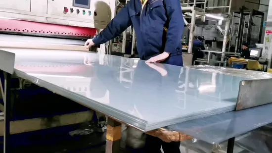 Rigid Multiple Extrusion Plastic Transparent Film Price Anti