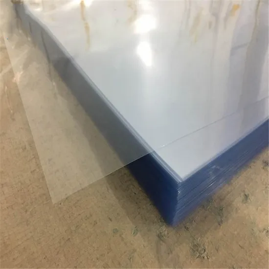 0.3 0.5mm Glossy Clear Transparent PVC Film PVC Plastic Sheet Rolls for Vacuum Forming 
