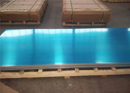 3003 3004 3105 Mill Finish Aluminum Sheet/Plate with Blue PVC Film 
