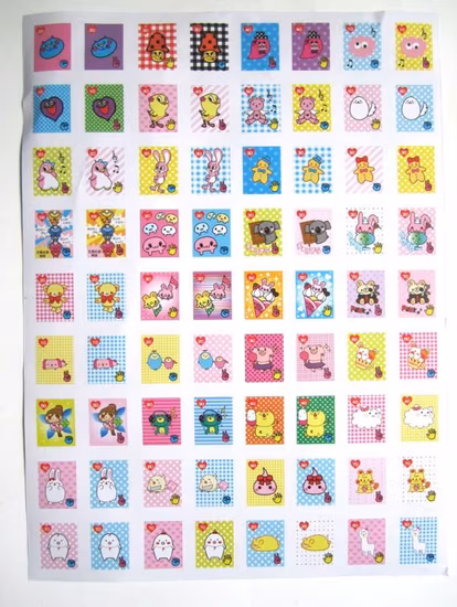 PVC/Paper Labels Sheet with Cmyk Printing Glossy Lamination for Outdoor (low price)