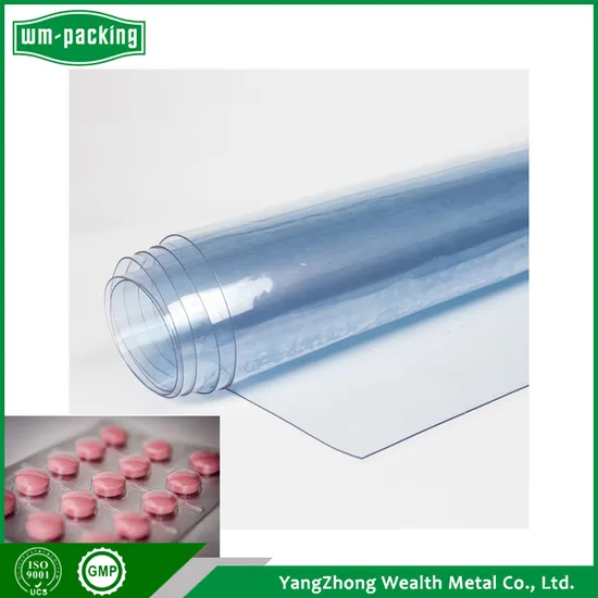 Transparent PVC Film in Roll, Pharmaceutical PVC Film for Medicine 