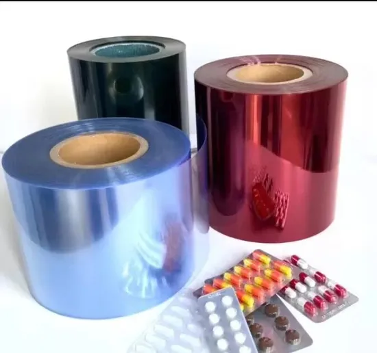 Pharmaceutical PVC/PVDC Blister Pack Rigid Film for Pills Packaging 