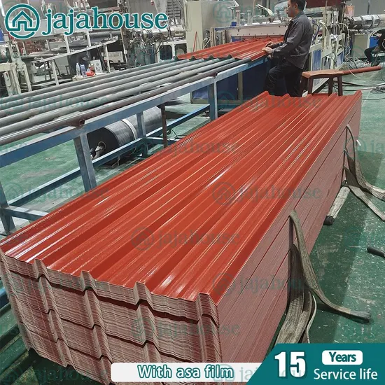 UV Protected Fire Proof Long Life Span PVC Plastic Roofing Thermo Insulated High Impact Resistance UPVC Roof Sheets 