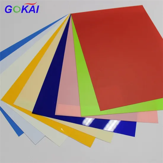 Color PVC Rigid Sheet for Display 