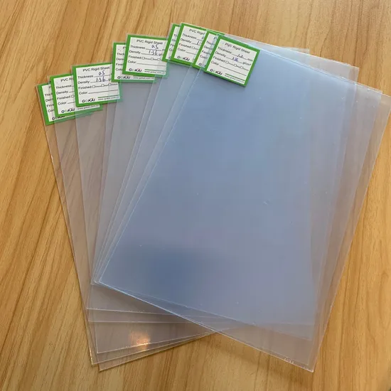 PVC Blister Packing Plastic Sheet Rigid Transparent/Matte/White/Multicolor 