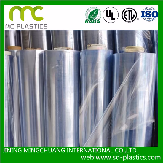 PVC/Vinyl Soft Transparent/Clear Flexible Sheet for Covering /Protection/Stationery/Packaging /Printing