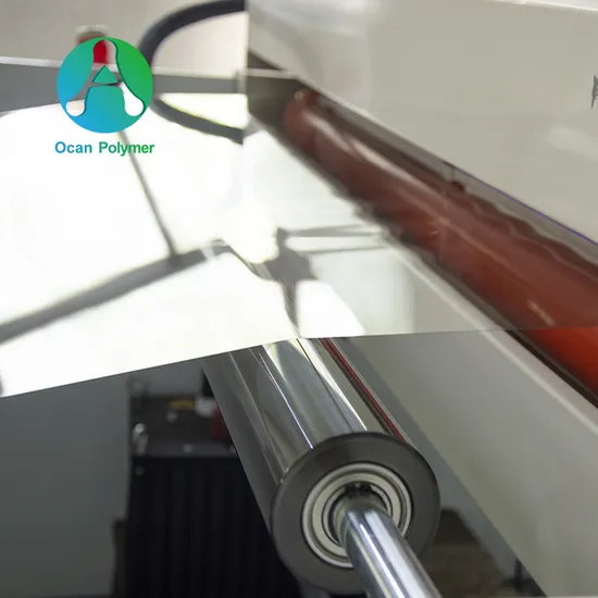 Transparent Rigid Pet Film Price Sheet for Package Folding Box Plastic Fruit Tray Manufacture 